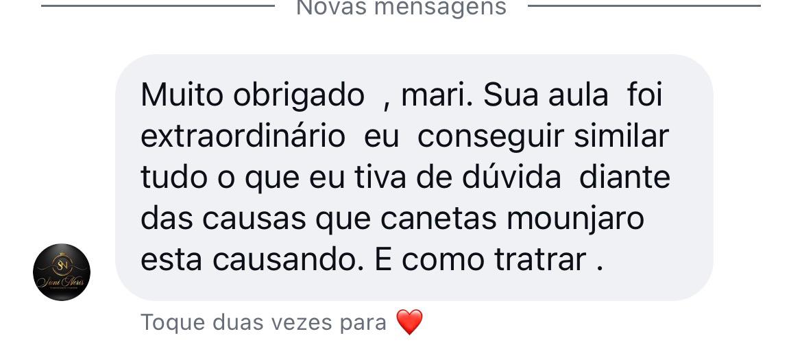 Depoimento de aluna da Wellness Eduk 5